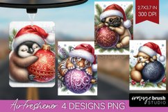 Christmas Animals Air Freshener PNG - Cute Christmas PNG Product Image 1
