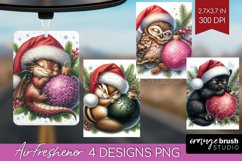 Christmas Animals Air Freshener PNG - Cute Christmas PNG Product Image 1