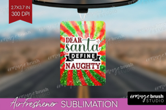 Sarcastic Christmas Quote Air Freshener PNG - Tie Dye PNG Product Image 1