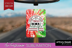 Sarcastic Christmas Quote Air Freshener PNG - Tie Dye PNG Product Image 1