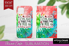 Sarcastic Christmas Quote Phone Case PNG - Tie Dye Case PNG Product Image 1