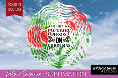 Sarcastic Christmas Quote Wind Spinner Sublimation PNG - Tie Product Image 1