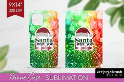Sarcastic Christmas Quote Phone Case PNG - Tie Dye Case PNG Product Image 1