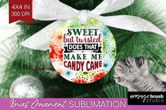 Sarcastic Christmas Quote Ornament PNG - Tie Dye PNG Product Image 1
