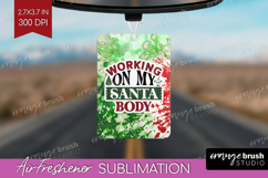Sarcastic Christmas Quote Air Freshener PNG - Tie Dye PNG Product Image 1