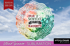 Sarcastic Christmas Quote Wind Spinner Sublimation PNG - Tie Product Image 1