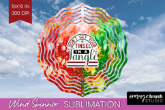 Sarcastic Christmas Quote Wind Spinner Sublimation PNG - Tie Product Image 1