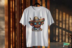 Cinco De Mayo Highland Cow Sublimation Product Image 2