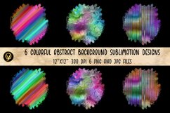 Colorful abstract background sublimation designs. Product Image 4