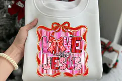 Love Like Jesus png, Valentine Christian png Product Image 1