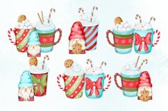 Gnomes & Christmas cups PNG Christmas sublimation Product Image 3