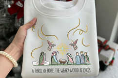 A Thrill Of Hope PNG, Christmas PNG, Baby Jesus PNG, Holiday Product Image 2