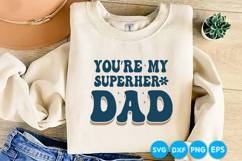 Father's day retro SVG Bundle, 12 Designs Product Image 2