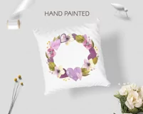 Watercolor valentines wreath clipart. Hearts frame png Product Image 3