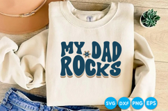 Father's day retro SVG Design, Dad Retro Product Image 2