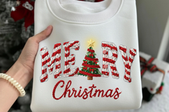 Latch Hook Yarn Crochet Coquette Merry Christmas Png Product Image 2