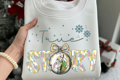 True Story Png, Christian Christmas Png, Faith Christmas Png Product Image 2