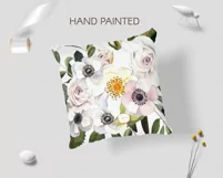 Watercolor flower clipart. Flower sublimation PNG Product Image 6