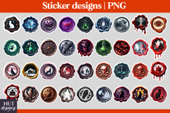 Wax Seal Halloween stickers Bundle for scrapbooking Product Image 2
