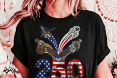 250th Anniversary Patriotic Eagle PNG, USA Independence Day Product Image 6