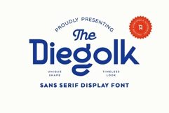 Diegolk - Playful Sans Serif Font Product Image 1