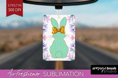 Coquette Easter Air Freshener PNG - Easter PNG Sublimation Product Image 1