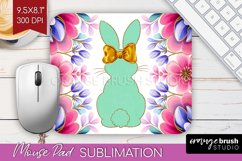 Coquette Easter Mouse Pad Sublimation - Easter Mousepad PNG Product Image 1