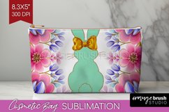 Coquette Easter Cosmetic Bag - Easter Makeup Bag PNG Product Image 1