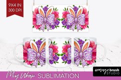Coquette Easter Mug Wrap - Easter Mug PNG Sublimation Product Image 1