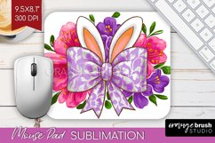 Coquette Easter Mouse Pad Sublimation - Easter Mousepad PNG Product Image 1