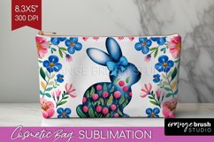 Coquette Easter Cosmetic Bag - Easter Makeup Bag PNG Product Image 1