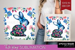 Coquette Easter Tote Bag - Easter Tote Bag PNG Sublimation Product Image 1