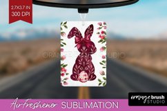 Coquette Easter Air Freshener PNG - Easter PNG Sublimation Product Image 1