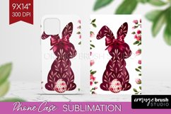 Coquette Easter Phone Case PNG - Easter Case PNG Sublimation Product Image 1