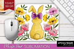 Coquette Easter Mouse Pad Sublimation - Easter Mousepad PNG Product Image 1