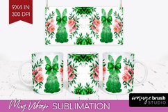 Coquette Easter Mug Wrap - Easter Mug PNG Sublimation Product Image 1