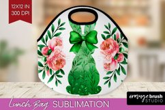 Coquette Easter Lunch Bag - Easter Lunch Bug PNG Sublimation Product Image 1