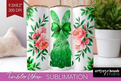 Coquette Easter Tumbler Wrap - Easter Tumbler PNG Product Image 1