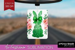 Coquette Easter Air Freshener PNG - Easter PNG Sublimation Product Image 1