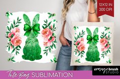 Coquette Easter Tote Bag - Easter Tote Bag PNG Sublimation Product Image 1
