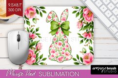 Coquette Easter Mouse Pad Sublimation - Easter Mousepad PNG Product Image 1