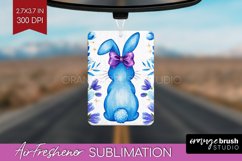 Coquette Easter Air Freshener PNG - Easter PNG Sublimation Product Image 1