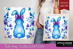 Coquette Easter Tote Bag - Easter Tote Bag PNG Sublimation Product Image 1