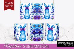 Coquette Easter Mug Wrap - Easter Mug PNG Sublimation Product Image 1