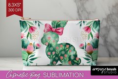 Coquette Easter Cosmetic Bag - Easter Makeup Bag PNG Product Image 1