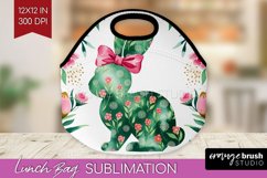 Coquette Easter Lunch Bag - Easter Lunch Bug PNG Sublimation Product Image 1