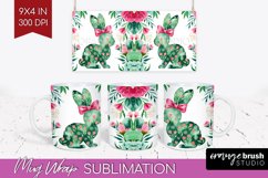 Coquette Easter Mug Wrap - Easter Mug PNG Sublimation Product Image 1