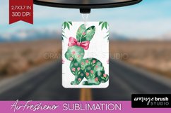 Coquette Easter Air Freshener PNG - Easter PNG Sublimation Product Image 1