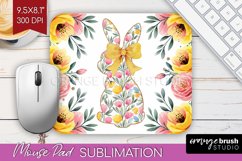 Coquette Easter Mouse Pad Sublimation - Easter Mousepad PNG Product Image 1