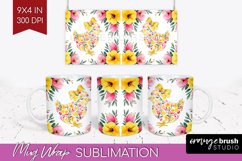Coquette Easter Mug Wrap - Easter Mug PNG Sublimation Product Image 1